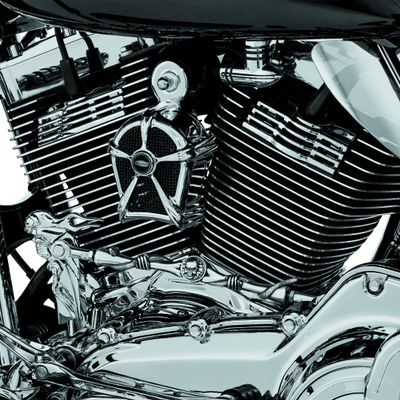 Kuryakyn Slotted Head Bolt Covers Chrome