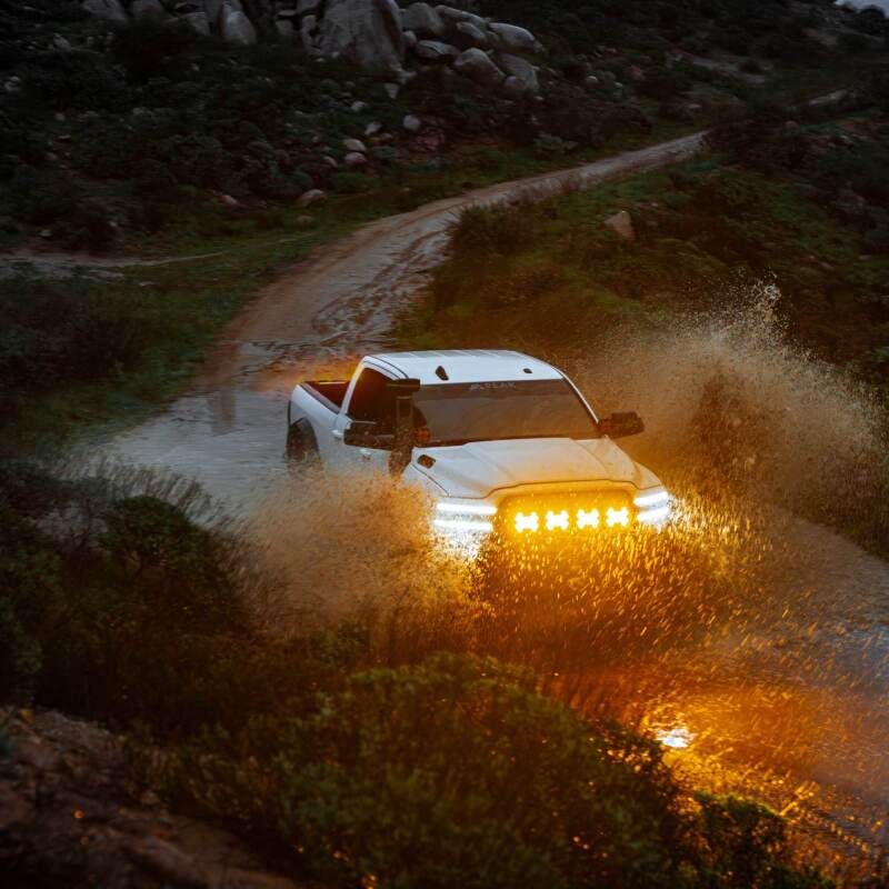 KC HiLiTES SlimLite 8in. LED Light Shield Driving (Shield Only) - Amber KC HiLiTES SlimLite 8in. LED Light Shield Driving (Shield Only) - Amber