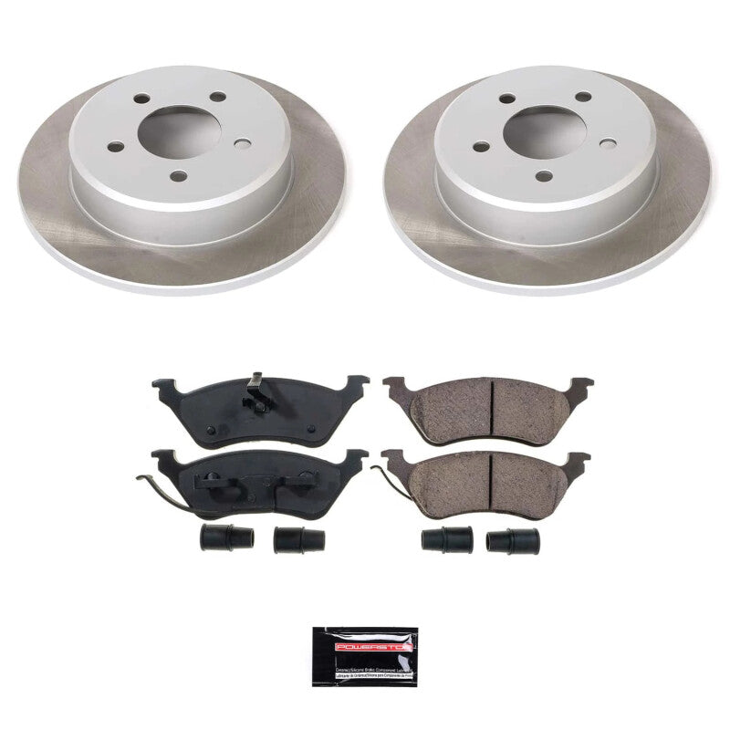 Power Stop 01-07 Dodge Grand Caravan Rear Semi-Coated Rotor Kit Power Stop 01-07 Dodge Grand Caravan Rear Semi-Coated Rotor Kit