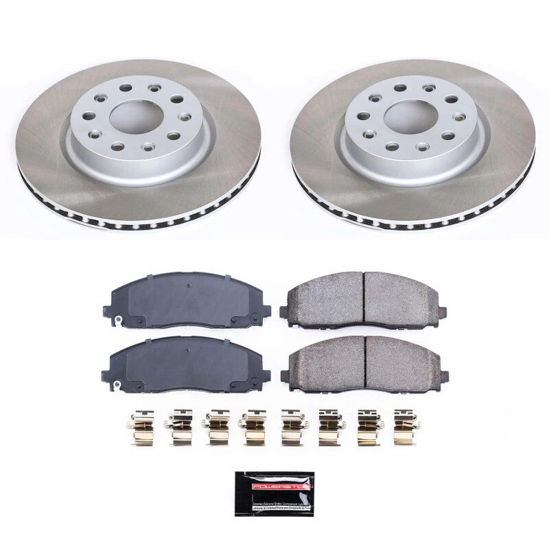 Power Stop 18-22 Jeep Wrangler Front Semi-Coated Rotor Kit Power Stop 18-22 Jeep Wrangler Front Semi-Coated Rotor Kit