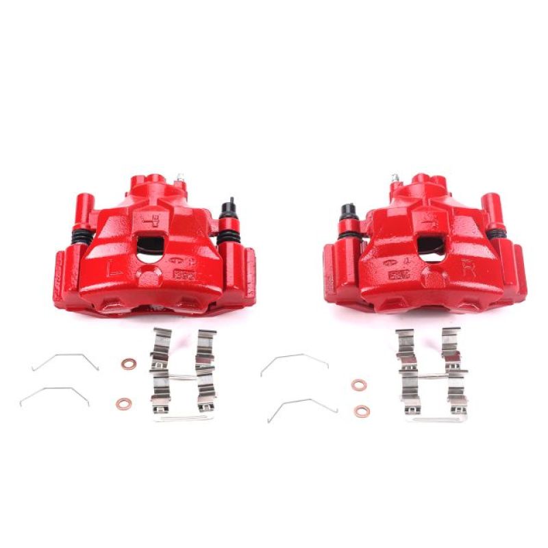 Power Stop 03-05 Mazda 6 Front Red Calipers w/Brackets - Pair Power Stop 03-05 Mazda 6 Front Red Calipers w/Brackets - Pair