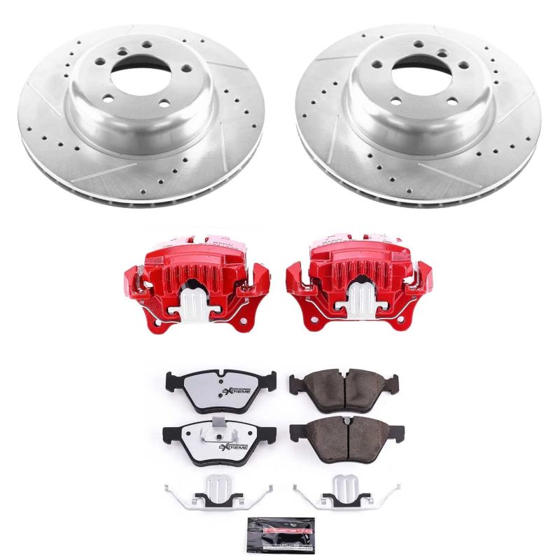 Power Stop 09-10 BMW Z4 Front Z26 Street Warrior Brake Kit w/Calipers Power Stop 09-10 BMW Z4 Front Z26 Street Warrior Brake Kit w/Calipers