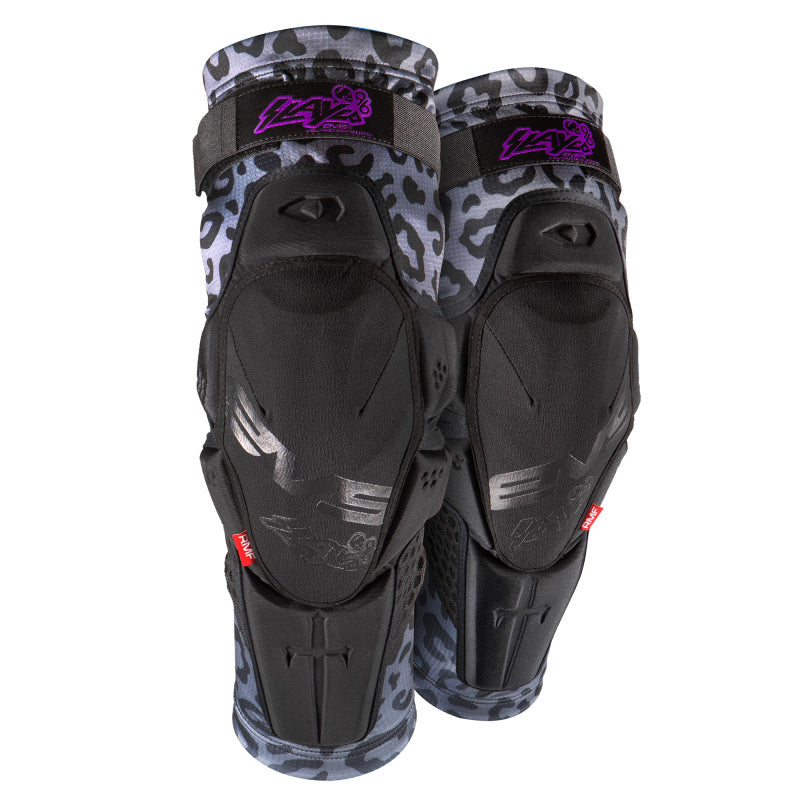 EVS Slayco96 Knee Guard Pair Ghost/Leopard - Large/XL EVS Slayco96 Knee Guard Pair Ghost/Leopard - Large/XL