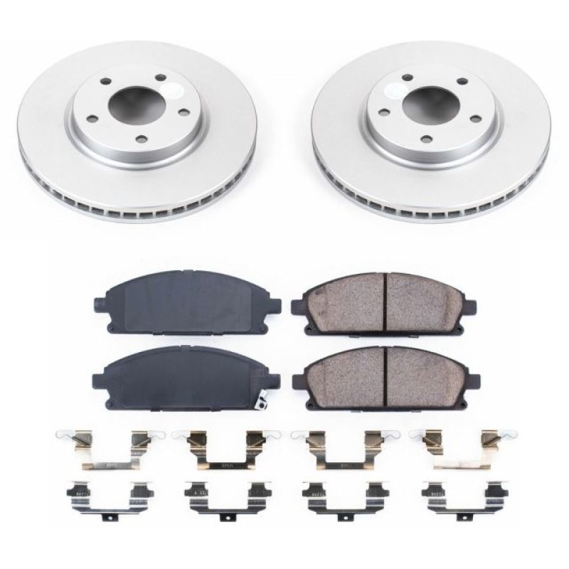 Power Stop 04-09 Nissan Quest Front Z17 Evolution Geomet Coated Brake Kit Power Stop 04-09 Nissan Quest Front Z17 Evolution Geomet Coated Brake Kit