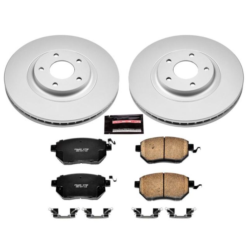 Power Stop 03-05 Infiniti FX35 Front Z17 Evolution Geomet Coated Brake Kit Power Stop 03-05 Infiniti FX35 Front Z17 Evolution Geomet Coated Brake Kit