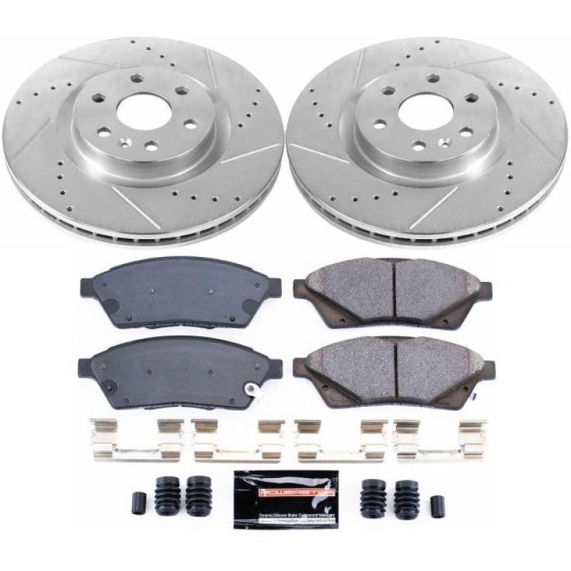 Power Stop 10-16 Cadillac SRX Front Z23 Evolution Sport Brake Kit Power Stop 10-16 Cadillac SRX Front Z23 Evolution Sport Brake Kit