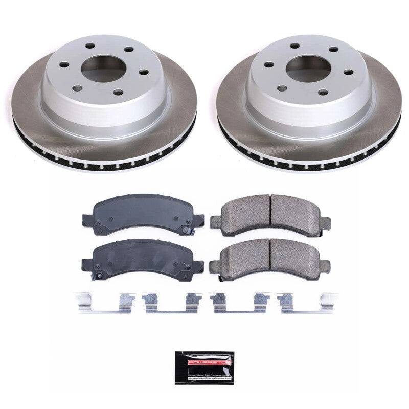 Power Stop 03-06 GMC Yukon XL 1500 Rear Semi-Coated Rotor Kit Power Stop 03-06 GMC Yukon XL 1500 Rear Semi-Coated Rotor Kit