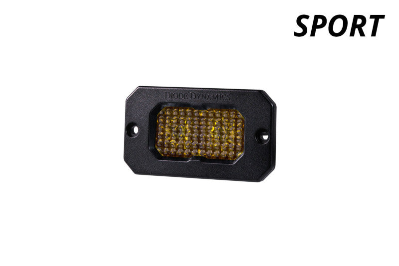 Diode Dynamics Stage Series 2in LED Pod Sport - Yellow Combo Flush ABL (Single) Diode Dynamics Stage Series 2in LED Pod Sport - Yellow Combo Flush ABL (Single)