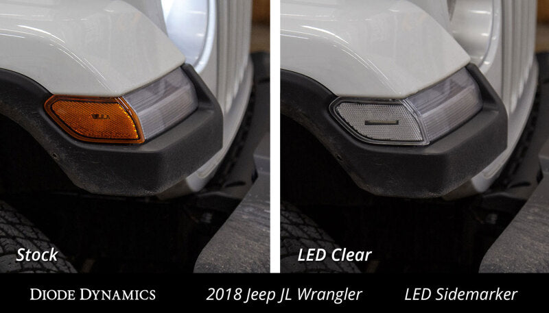 Diode Dynamics 18-21 Jeep JL Wrangler/Gladiator Sidemarkers Smoked (set) Diode Dynamics 18-21 Jeep JL Wrangler/Gladiator Sidemarkers Smoked (set)