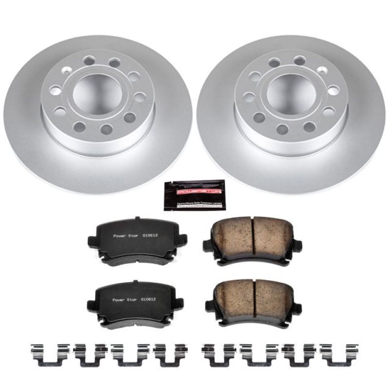 Power Stop 2008 Audi A3 Rear Z23 Evolution Sport Coated Brake Kit Power Stop 2008 Audi A3 Rear Z23 Evolution Sport Coated Brake Kit