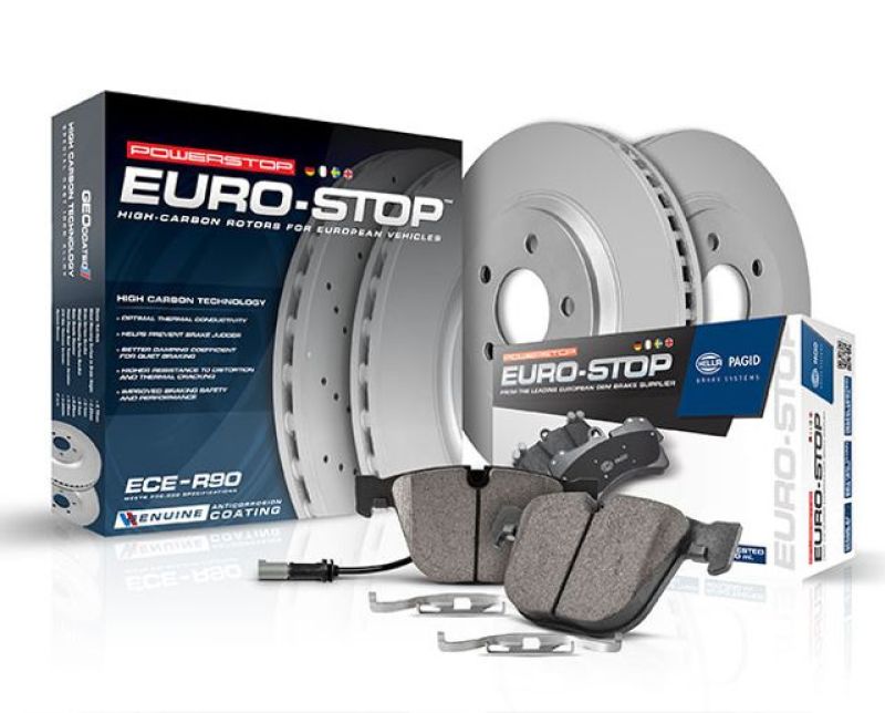 Power Stop 06-11 Saab 9-3 Front Euro-Stop Brake Kit Power Stop 06-11 Saab 9-3 Front Euro-Stop Brake Kit