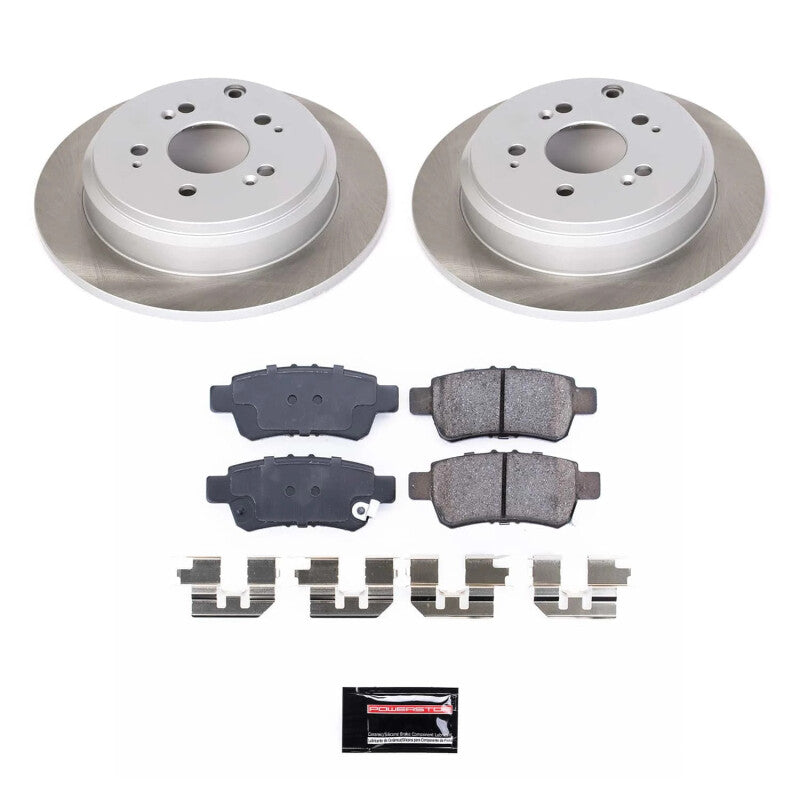 Power Stop 05-10 Honda Odyssey Rear Semi-Coated Rotor Kit Power Stop 05-10 Honda Odyssey Rear Semi-Coated Rotor Kit