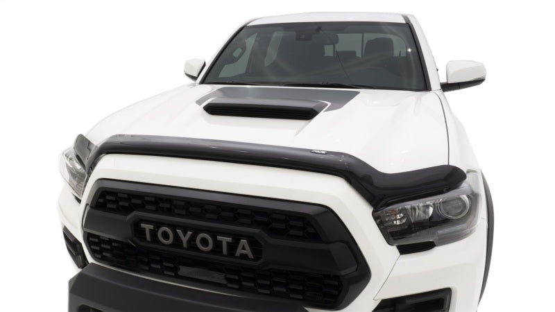 AVS 16-18 Toyota Tacoma High Profile Bugflector II Hood Shield - Smoke AVS 16-18 Toyota Tacoma High Profile Bugflector II Hood Shield - Smoke