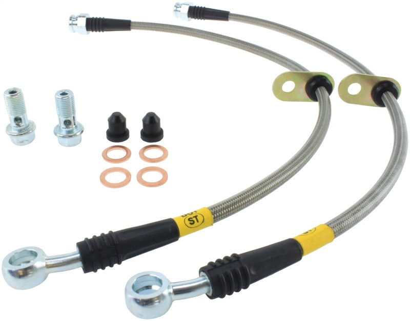 StopTech 04-08 Acura TSX / 03-07 Honda Accord Front SS Brake Lines StopTech 04-08 Acura TSX / 03-07 Honda Accord Front SS Brake Lines