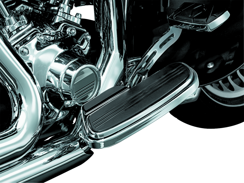 Kuryakyn Floorboard Exhaust Boot Guard Chrome Kuryakyn Floorboard Exhaust Boot Guard Chrome