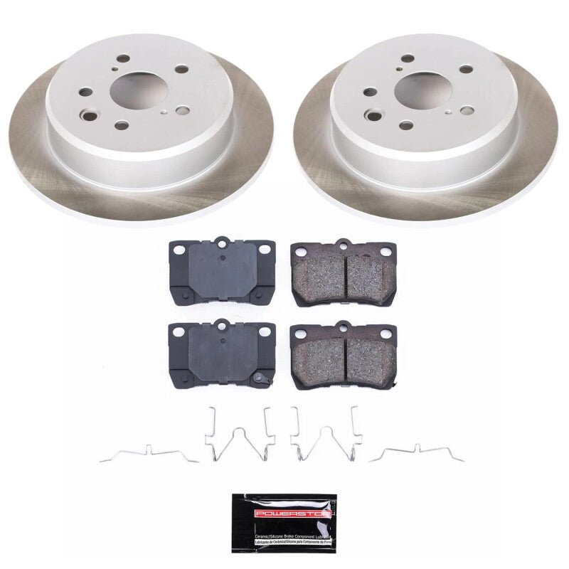 Power Stop 06-13 Lexus IS250 Rear Semi-Coated Rotor Kit Power Stop 06-13 Lexus IS250 Rear Semi-Coated Rotor Kit