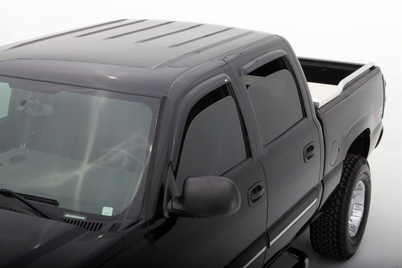 AVS 02-06 Cadillac Escalade EXT Ventvisor Outside Mount Window Deflectors 4pc - Smoke AVS 02-06 Cadillac Escalade EXT Ventvisor Outside Mount Window Deflectors 4pc - Smoke