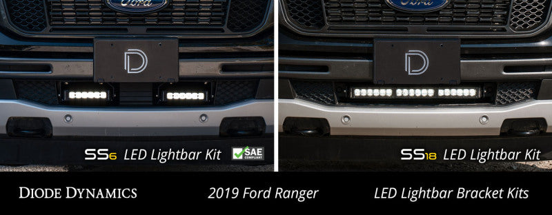 Diode Dynamics 19-21 Ford Ranger SS6 LED Lightbar Kit - Amber Driving Diode Dynamics 19-21 Ford Ranger SS6 LED Lightbar Kit - Amber Driving