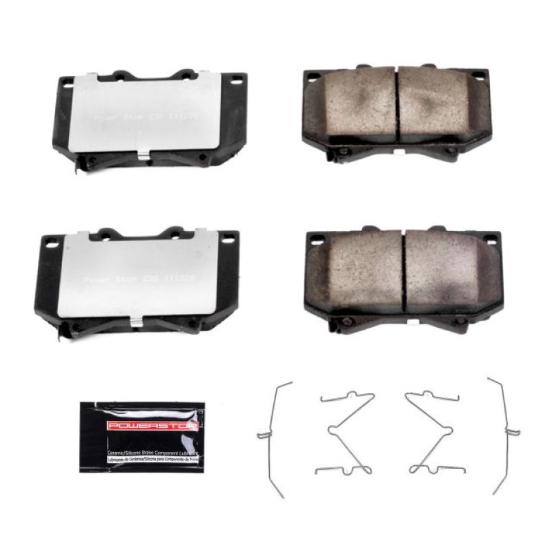 Power Stop 01-03 Toyota Sequoia Front Z36 Truck & Tow Brake Pads w/Hardware Power Stop 01-03 Toyota Sequoia Front Z36 Truck & Tow Brake Pads w/Hardware