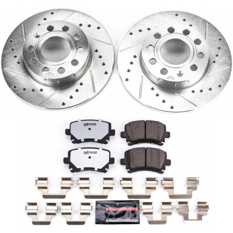 Power Stop 2008 Audi A3 Rear Z26 Street Warrior Brake Kit Power Stop 2008 Audi A3 Rear Z26 Street Warrior Brake Kit