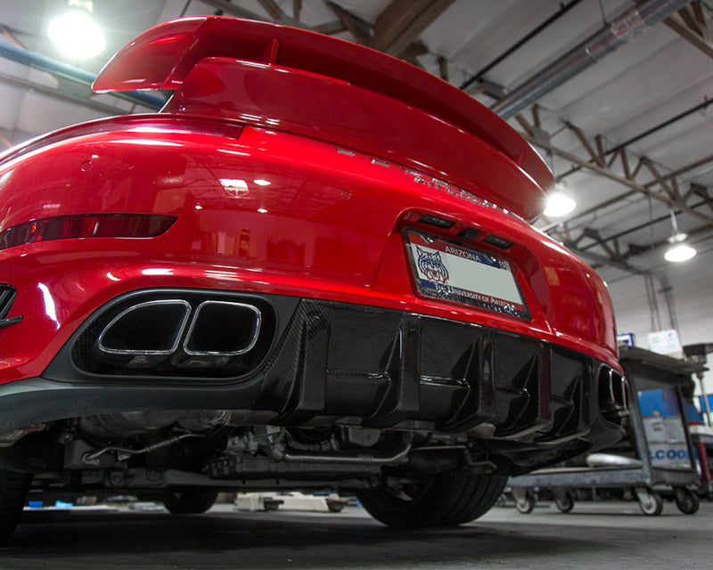 VR Aero 14-16 Porsche 991 Turbo Carbon Fiber Rear Diffuser VR Aero 14-16 Porsche 991 Turbo Carbon Fiber Rear Diffuser