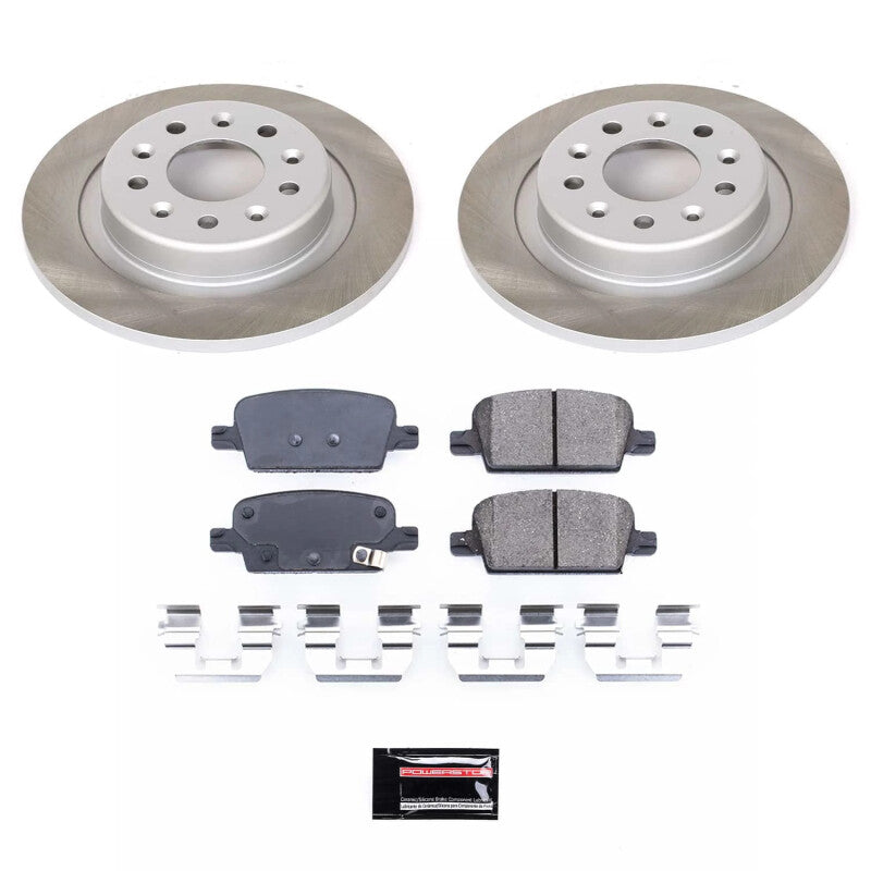 Power Stop 16-22 Chevrolet Malibu Rear Semi-Coated Rotor Kit Power Stop 16-22 Chevrolet Malibu Rear Semi-Coated Rotor Kit