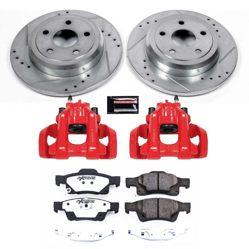 Power Stop 11-17 Dodge Durango Rear Z36 Truck & Tow Brake Kit w/Calipers Power Stop 11-17 Dodge Durango Rear Z36 Truck & Tow Brake Kit w/Calipers