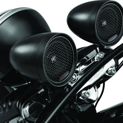 Kuryakyn Road Thunder Speaker Pods Bluetooth Audio Controller Black