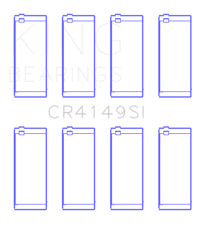 King Engine Bearings G.M.C. Saturn (Size +0.50mm) Connecting Rod Bearing Set King Engine Bearings G.M.C. Saturn (Size +0.50mm) Connecting Rod Bearing Set