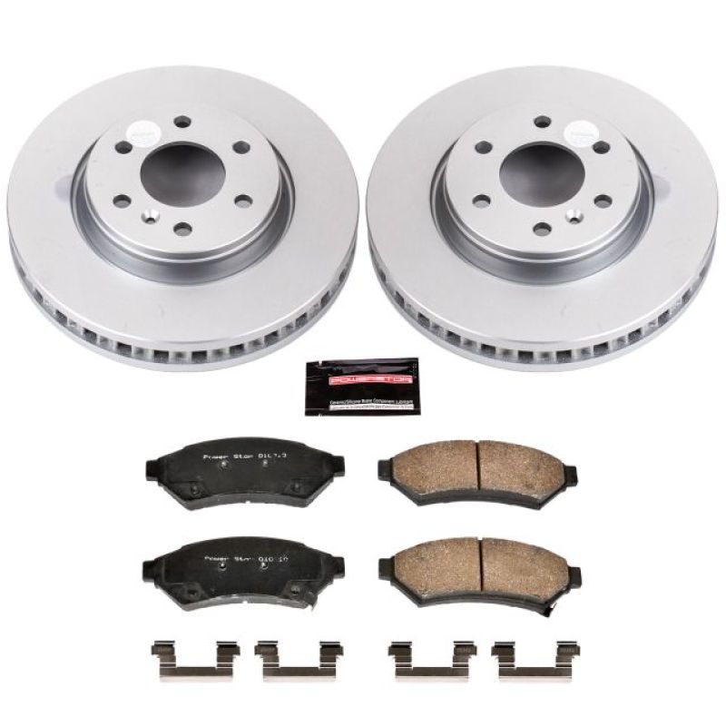 Power Stop 06-07 Buick Terraza Front Z17 Evolution Geomet Coated Brake Kit Power Stop 06-07 Buick Terraza Front Z17 Evolution Geomet Coated Brake Kit