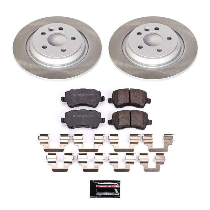 Power Stop 08-16 Volvo XC70 Rear Semi-Coated Rotor Kit Power Stop 08-16 Volvo XC70 Rear Semi-Coated Rotor Kit