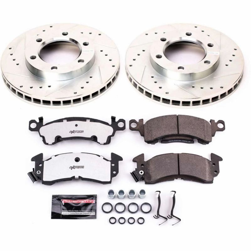 Power Stop 71-74 Chevrolet Blazer Front Z26 Street Warrior Brake Kit Power Stop 71-74 Chevrolet Blazer Front Z26 Street Warrior Brake Kit
