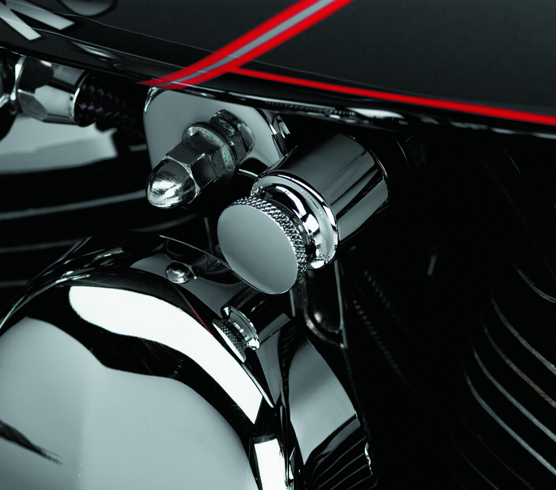 Kuryakyn  Marquis Choke Knob Cover Chrome Kuryakyn  Marquis Choke Knob Cover Chrome