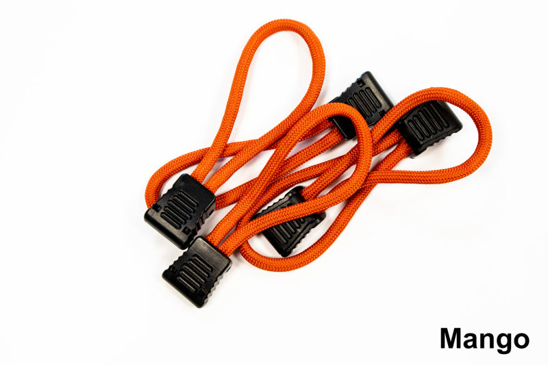 Fishbone Offroad Paracord Zipper Pulls 5 Pcs Mango Fishbone Offroad Paracord Zipper Pulls 5 Pcs Mango