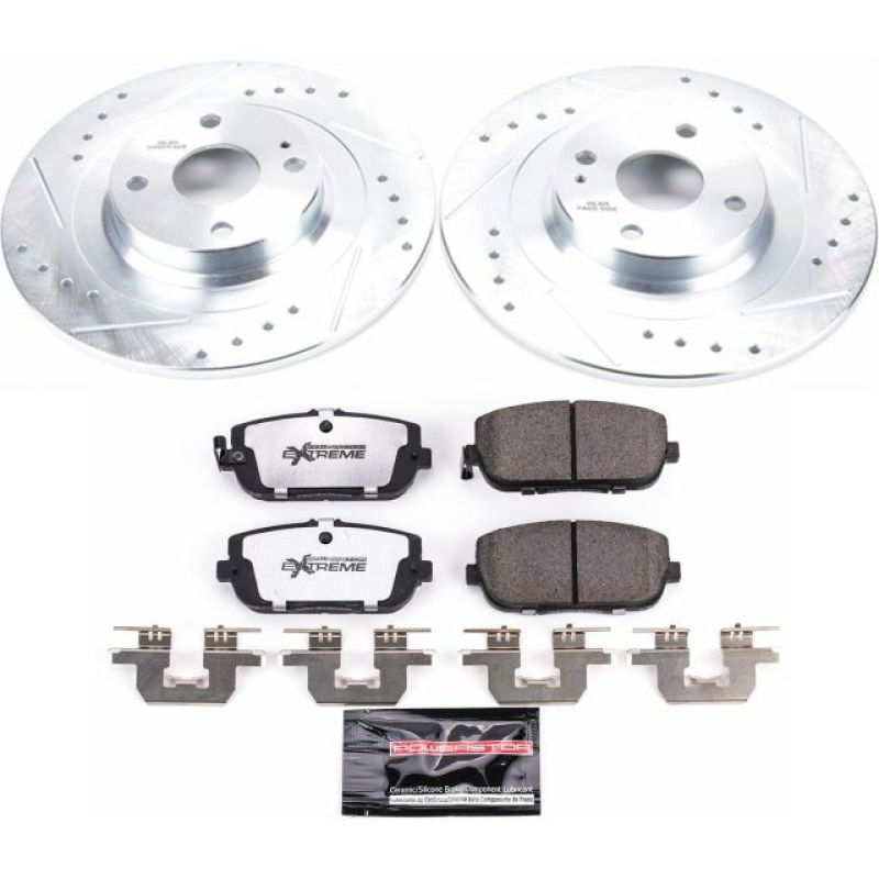 Power Stop 17-19 Fiat 124 Spider Rear Z26 Street Warrior Brake Kit Power Stop 17-19 Fiat 124 Spider Rear Z26 Street Warrior Brake Kit