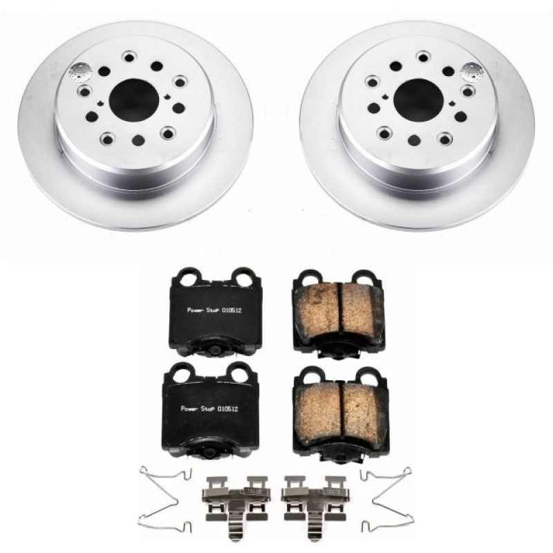 Power Stop 98-05 Lexus GS300 Rear Z17 Evolution Geomet Coated Brake Kit Power Stop 98-05 Lexus GS300 Rear Z17 Evolution Geomet Coated Brake Kit