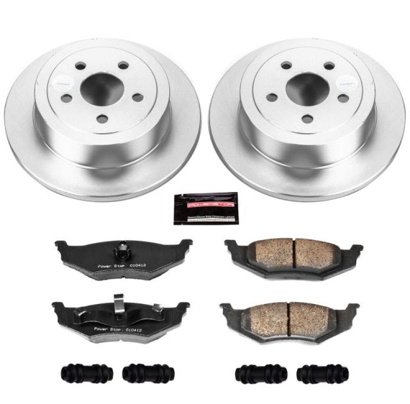 Power Stop 95-00 Chrysler Cirrus Rear Z17 Evolution Geomet Coated Brake Kit Power Stop 95-00 Chrysler Cirrus Rear Z17 Evolution Geomet Coated Brake Kit