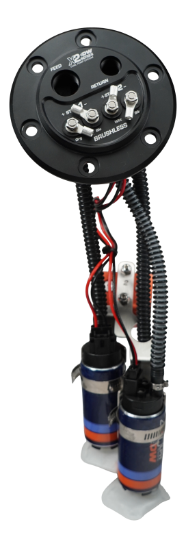 Deatschwerks X2 Pump Hanger w/ Dual DW420 for 92-00 Honda Civic Deatschwerks X2 Pump Hanger w/ Dual DW420 for 92-00 Honda Civic