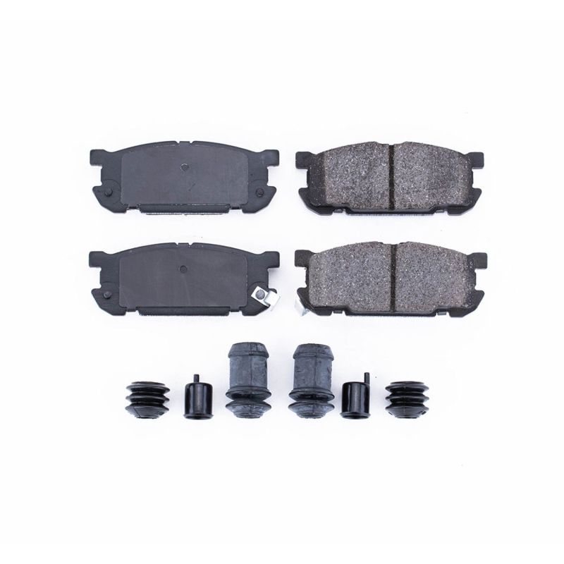 Power Stop 01-05 Mazda Miata Rear Z17 Evolution Ceramic Brake Pads w/Hardware Power Stop 01-05 Mazda Miata Rear Z17 Evolution Ceramic Brake Pads w/Hardware