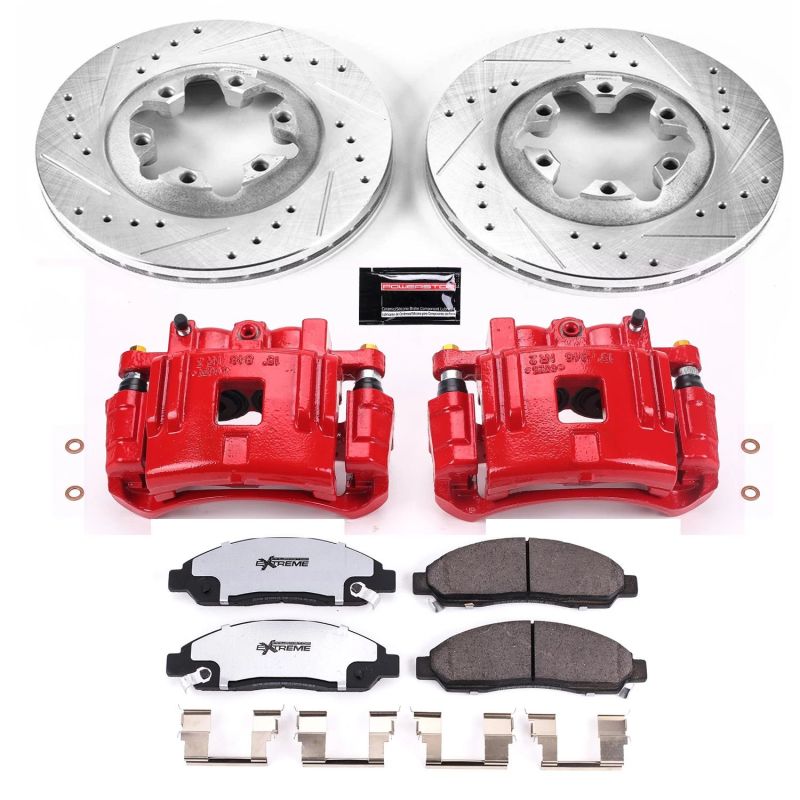 Power Stop 04-08 Chevrolet Colorado Front Z36 Truck & Tow Brake Kit w/Calipers Power Stop 04-08 Chevrolet Colorado Front Z36 Truck & Tow Brake Kit w/Calipers