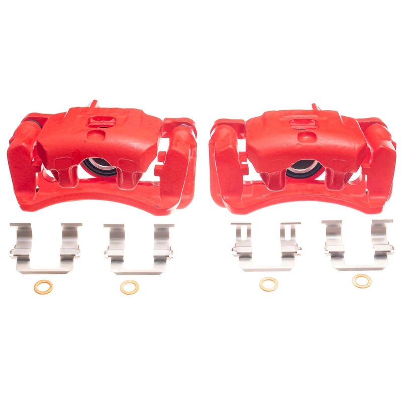 Power Stop 96-99 Acura SLX Rear Red Calipers - Pair Power Stop 96-99 Acura SLX Rear Red Calipers - Pair