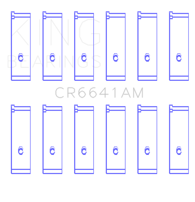 King Engine Bearings Toyota 3Vze (Size +0.25mm) Connecting Rod Bearing Set King Engine Bearings Toyota 3Vze (Size +0.25mm) Connecting Rod Bearing Set