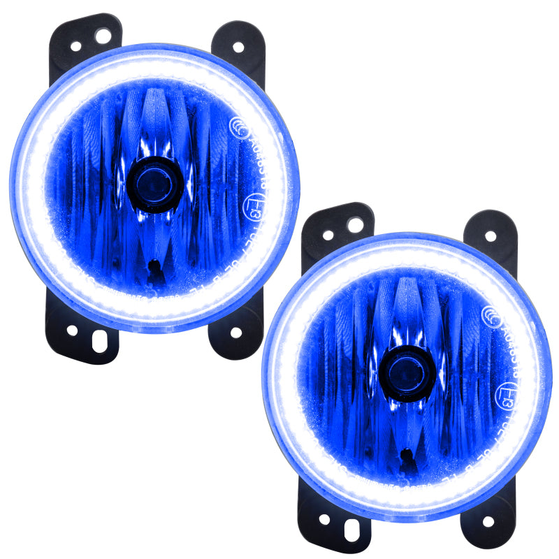 Oracle Lighting 10-15 Jeep Wrangler JK Pre-Assembled LED Halo Fog Lights -Blue Oracle Lighting 10-15 Jeep Wrangler JK Pre-Assembled LED Halo Fog Lights -Blue