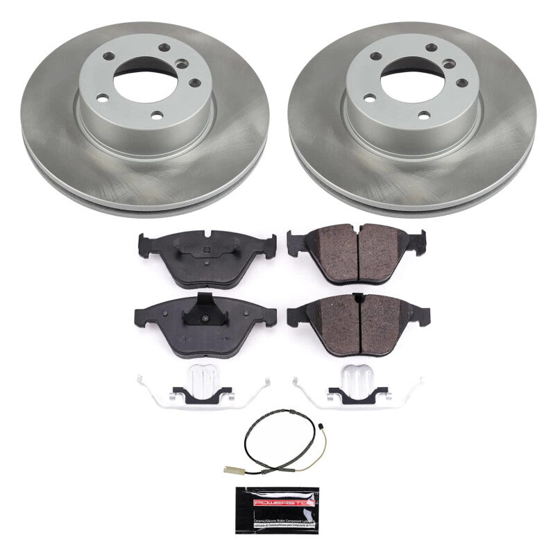Power Stop 13-15 BMW X1 Front Semi-Coated Rotor Kit Power Stop 13-15 BMW X1 Front Semi-Coated Rotor Kit