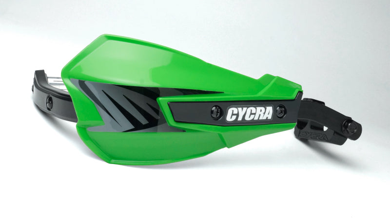 Cycra Vortex Hand Guard/w Universal U-Clamps - Green Cycra Vortex Hand Guard/w Universal U-Clamps - Green