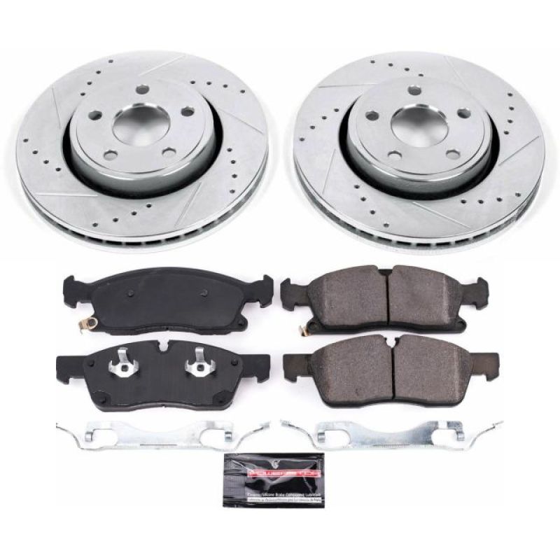 Power Stop 17-19 Jeep Grand Cherokee Front Z23 Evolution Sport Brake Kit Power Stop 17-19 Jeep Grand Cherokee Front Z23 Evolution Sport Brake Kit