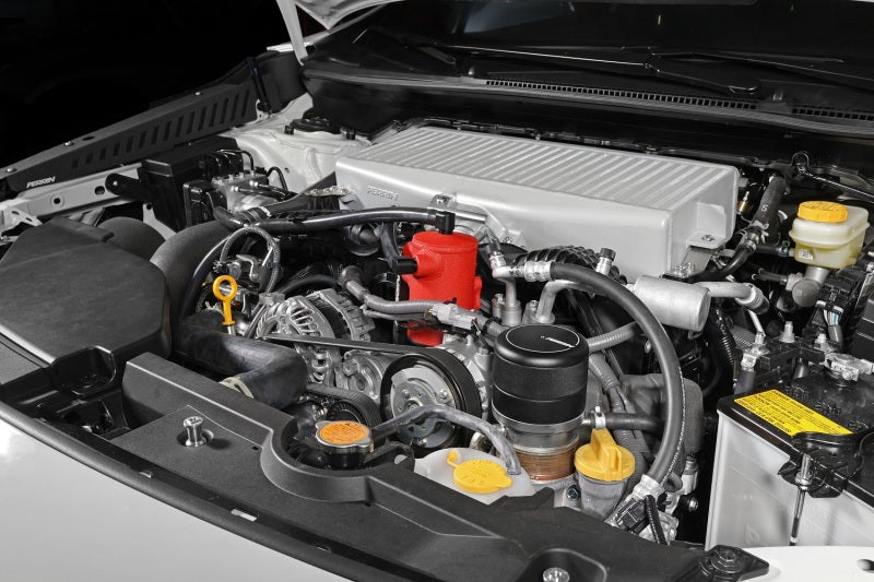 PERRIN 22-24 Subaru WRX Air Oil Separator - Red PERRIN 22-24 Subaru WRX Air Oil Separator - Red