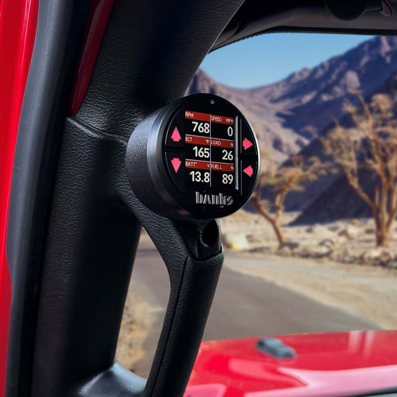 Banks Power 18-23 Jeep Wrangler/Gladiator - iDash Stealth Single Gauge Pod Kit Banks Power 18-23 Jeep Wrangler/Gladiator - iDash Stealth Single Gauge Pod Kit