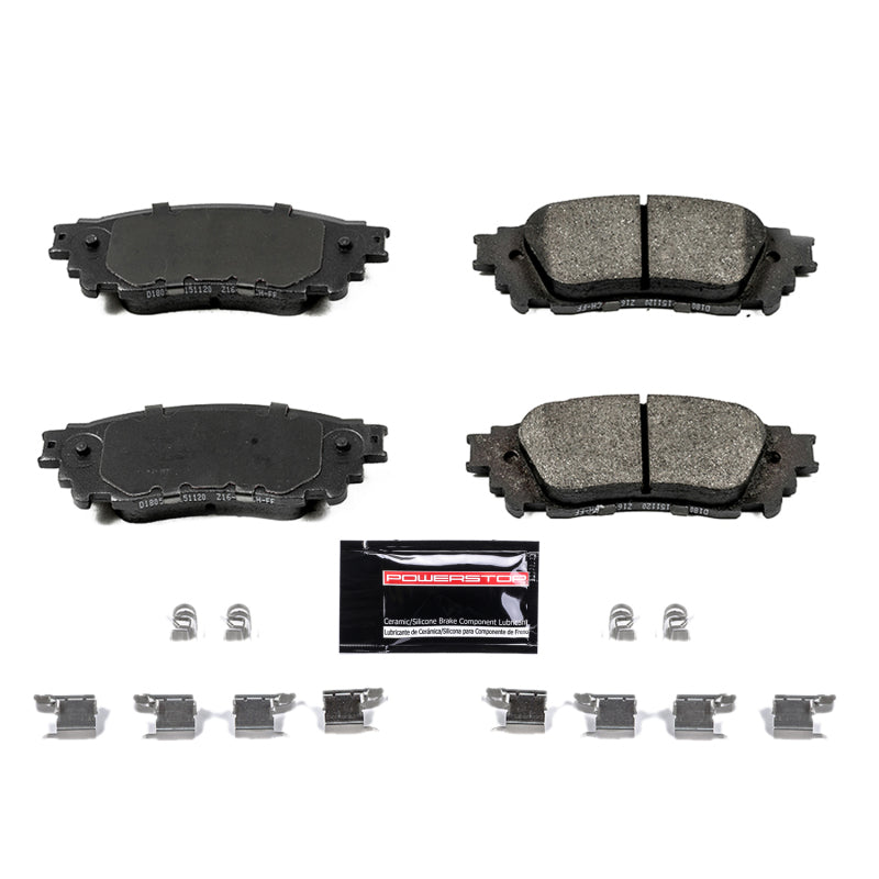 Power Stop 15-17 Lexus NX200t Rear Z23 Evolution Sport Brake Pads w/Hardware Power Stop 15-17 Lexus NX200t Rear Z23 Evolution Sport Brake Pads w/Hardware