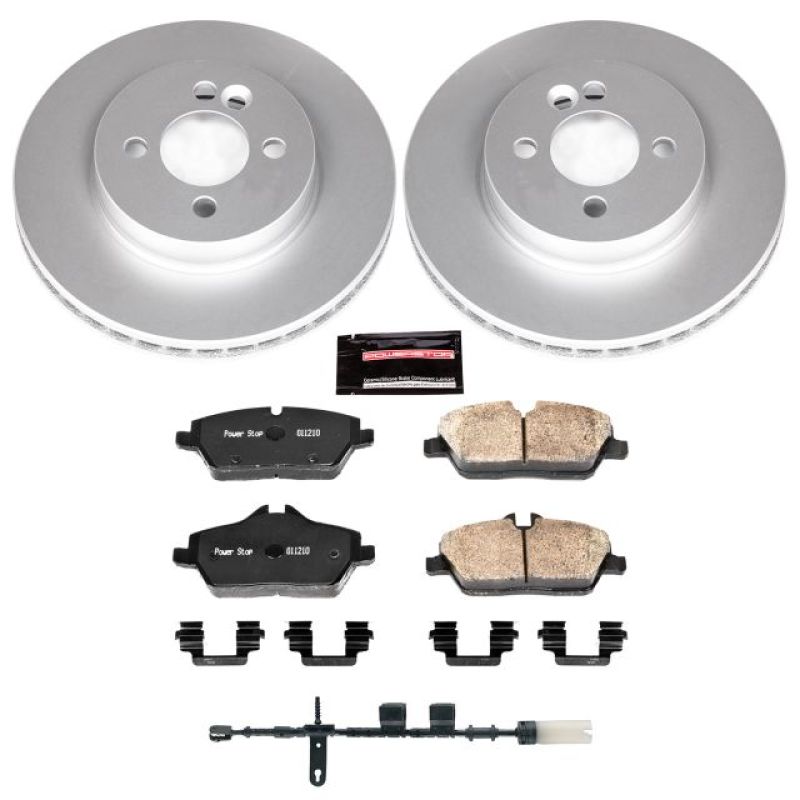 Power Stop 11-16 Mini Cooper Front Z23 Evolution Sport Coated Brake Kit Power Stop 11-16 Mini Cooper Front Z23 Evolution Sport Coated Brake Kit